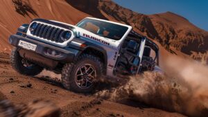 jeep wrangler off road view