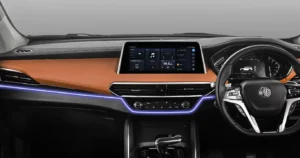 MG gloster interiors dashboard