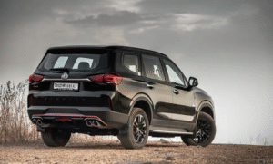 MG gloster tri rear view