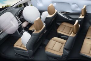 innova crysta view safety airbags